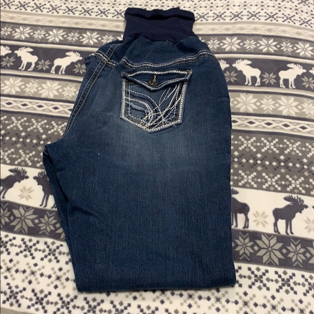 Bootcut maternity jeans